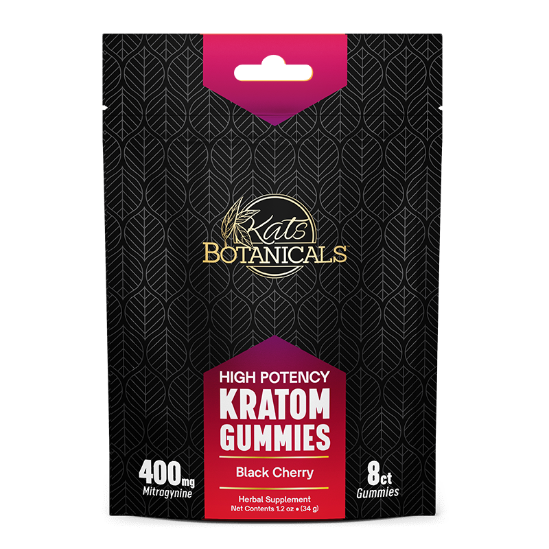 Black Cherry Kratom Extract Gummies