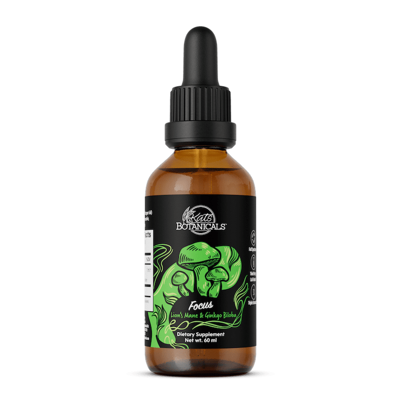 Lion’s Mane & Ginkgo Biloba Mushroom Tincture (Focus)