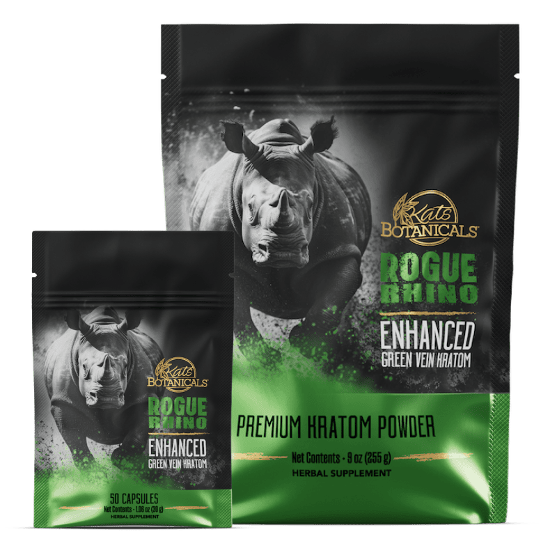 Rogue Rhino Enhanced Green Vein Kratom
