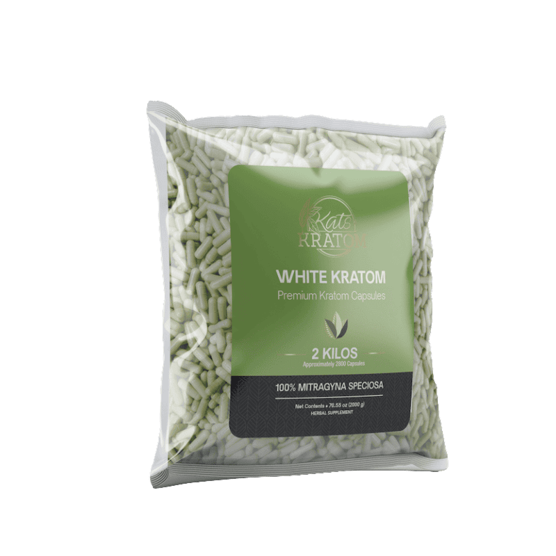 2 Kilo White Kratom Capsules
